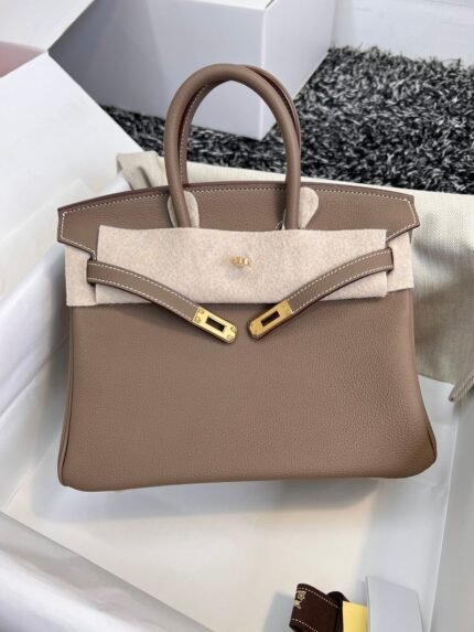 hm birkin 25cm brown togo leather gold hardware