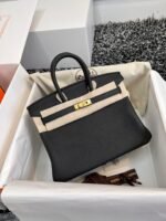 hm birkin 25cm black togo leather gold hardware