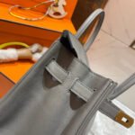 hm birkin 30cm grey swift leather gold hardware