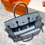 hm birkin 30cm cloud blue togo leather silver hardware