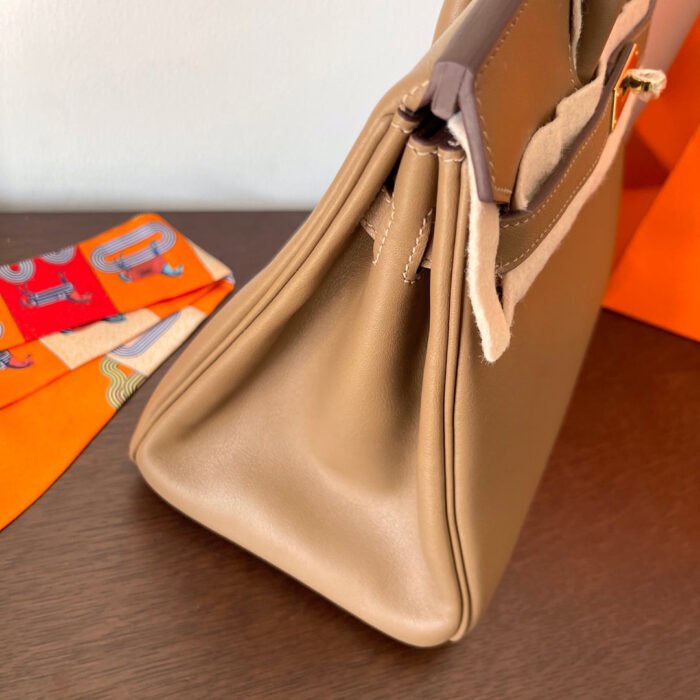 hm birkin 30cm beige swift leather gold hardware