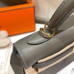 hm kelly 25cm gris mouette epsom leather gold hardware
