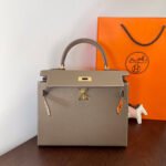 hm kelly 28cm etain epsom leather gold hardware