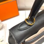 hm kelly 25cm black epsom leather gold hardware