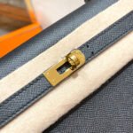 hm kelly 25cm black epsom leather gold hardware