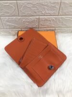 hm dogon wallet 20 orange grained calfskin
