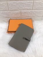 hm dogon wallet 20 gray grained calfskin