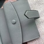bearn compact wallet 12 in rhino gray epsom leather