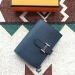 bearn compact wallet 12 in prussian blue epsom leather