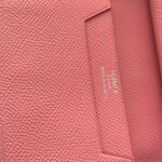 bearn compact wallet 12 in blush pink epsom leather