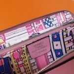 hm zipper wallet 20 light pink epsom