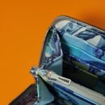 hm zipper wallet 20 grey epsom