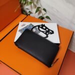 hm zipper wallet 20 black epsom