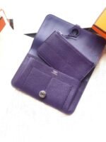 hm dogon wallet 20 purple togo shw