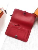 hm dogon wallet 20 red togo shw