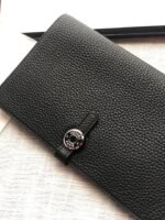 hm dogon wallet 20 black togo shw