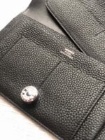 hm dogon wallet 20 black togo shw