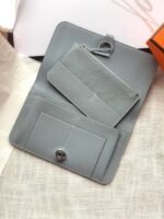 hm dogon wallet 20 navy blue togo shw