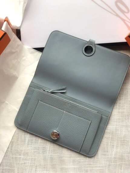 hm dogon wallet 20 navy blue togo shw