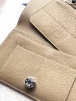 hm dogon wallet 20 brown togo shw