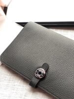 hm dogon wallet 20 dark brown togo shw