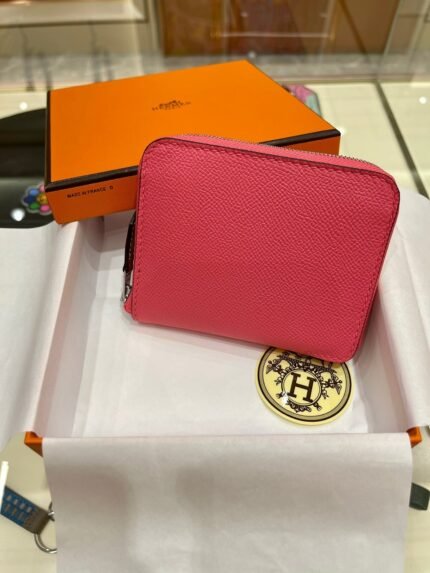 hm compact wallet 11.5 dark pink epsom