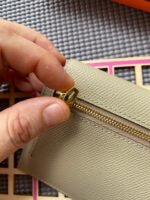 hm kelly pocket 13.5 light brown epsom ghw