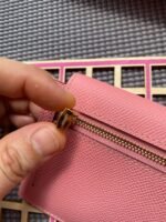 hm kelly pocket 13.5 pink epsom ghw