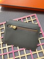 hm kelly pocket 13.5 dark grey epsom ghw