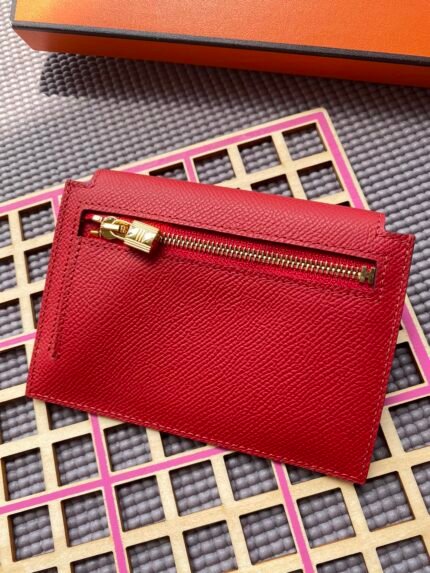 hm kelly pocket 13.5 red epsom ghw