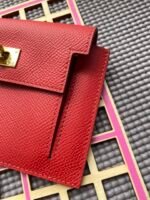 hm kelly pocket 13.5 red epsom ghw