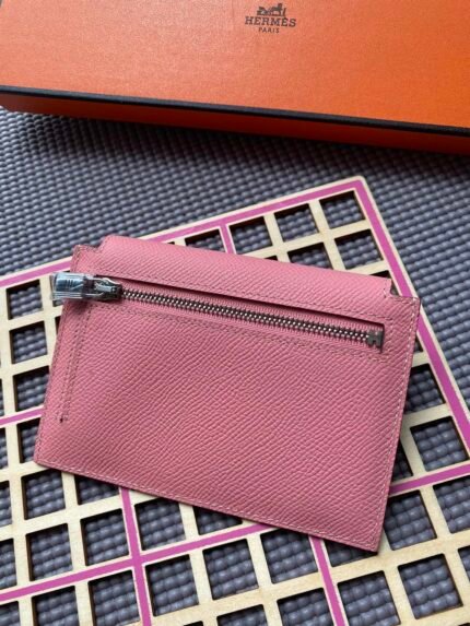 hm kelly pocket 13.5 pink epsom shw