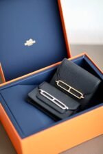 hm roulisslim wallet 12.7 black calfskin