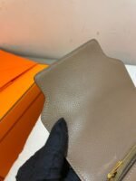 hm roulisslim wallet 12.7 brown calfskin ghw