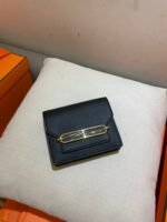 hm roulisslim wallet 12.7 black calfskin