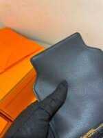 hm roulisslim wallet 12.7 black calfskin