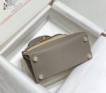 kelly mini 20 bag in light brown calfskin with gold hardware