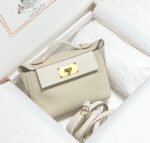mini 24/24 21cm in off white evercolor calfskin gold kelly buckle