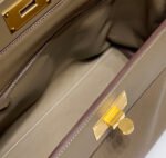 mini 24/24 29cm in togo etoupe evercolor calfskin gold kelly buckle