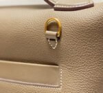 mini 24/24 29cm in togo etoupe evercolor calfskin gold kelly buckle