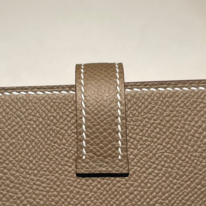 hm mini bearn wallet 10.5 etoupe epsom gold hardware