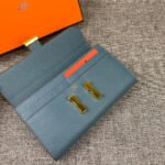 hm clutch constance 22 cerulean calfskin gold hardware