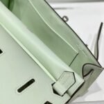 hm jypsiere shoulder bag 23 in light green calfskin silver hardware