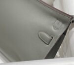 hm jypsiere shoulder bag 23 in grey calfskin gold hardware