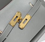 hm jypsiere shoulder bag 23 in grey calfskin gold hardware
