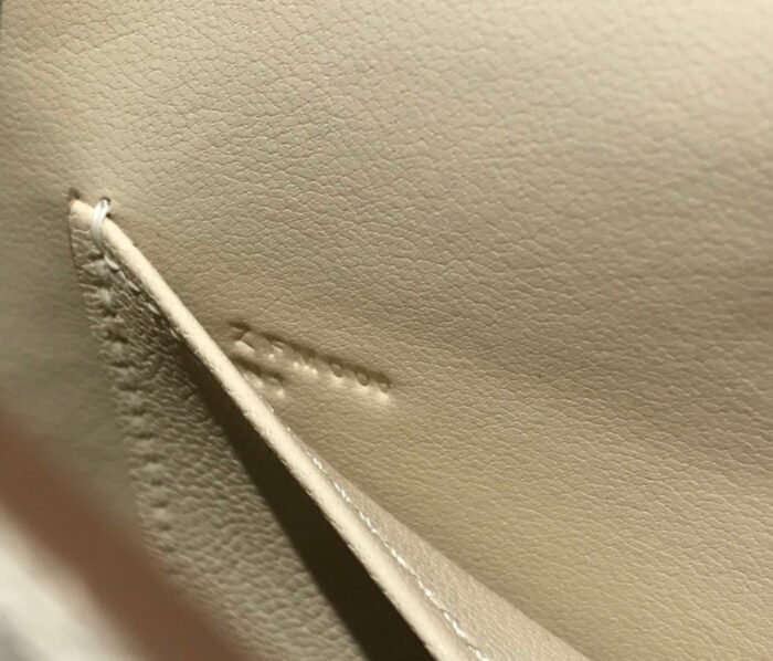 hm kelly mini 20 white epsom silver hardware