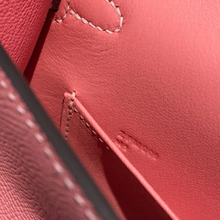 hm kelly mini 20 pink epsom gold hardware