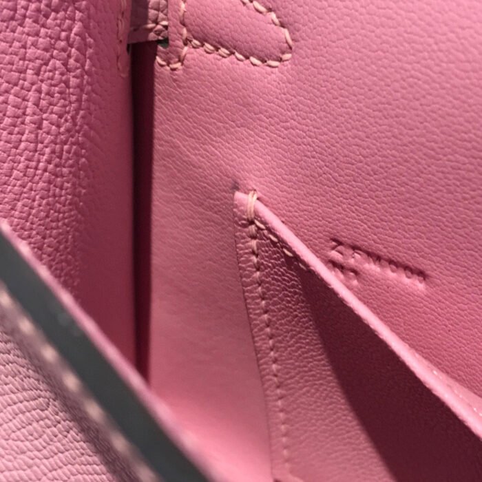 hm kelly mini 20 light pink epsom gold hardware