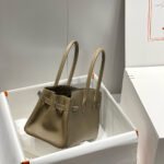 hm shoulder birkin 29cm gray calfskin silver hardware