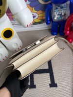 hm constance bags 19 white lambskin silver h buckle mix